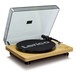 Lenco L-30 Turntable, Natural Wood - Angled