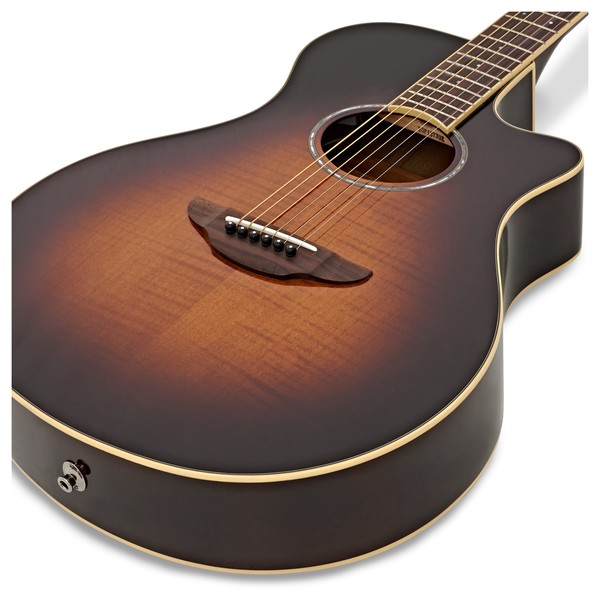 Yamaha APX600FM Electro Acoustic, Tobacco Brown Sunburst close