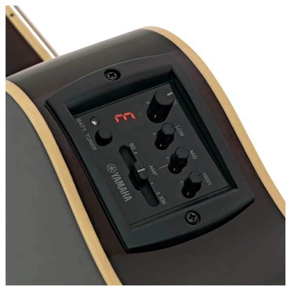 Yamaha APX600FM Electro Acoustic, Tobacco Brown Sunburst tuner