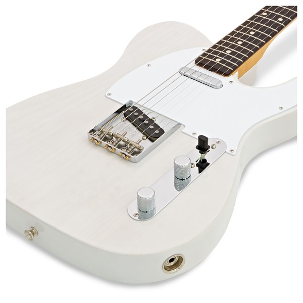 Fender Jimmy Page Mirror Telecaster RW, White Blonde close