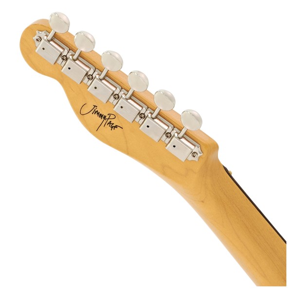 Fender Jimmy Page Mirror Telecaster RW, White Blonde head