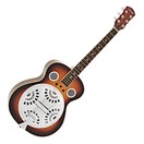 Guitarra Resonadora con M&aacute;stil Redondeado, Cuerpo de Madera&nbsp;Sunburst de Gear4music - Seminuevo