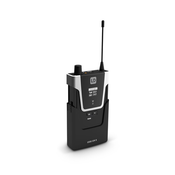 LD Systems U508 IEM Receiver Angled