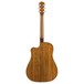 Fender CD-140SCE Dreadnought Electro Acoustic WN, Natural Back View