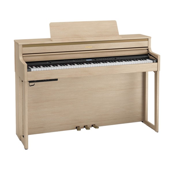 Roland HP704 Digital Piano, Light Oak