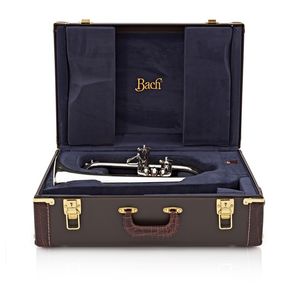 DISC Bach Stradivarius Flugel Horn, 183S, Silver Plate at Gear4music