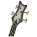 Dean Edge 3 Bass, Metallic Silverburst head