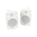 Adastra BH4 4'' IP44 Background Speakers, White, Front