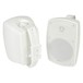 Adastra BH5 5.25'' IP44 Background Speakers, White, Angled