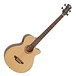 Luna Tribal Electro Acoustic Bass, Satin Natural