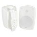 Adastra BH6 6.5'' IP44 Background Speakers, White, Angled