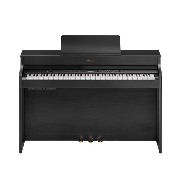 Roland HP702 Digital Piano, Charcoal Black, Front