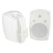 Adastra BH8 8'' IP44 Background Speakers, White, Angled