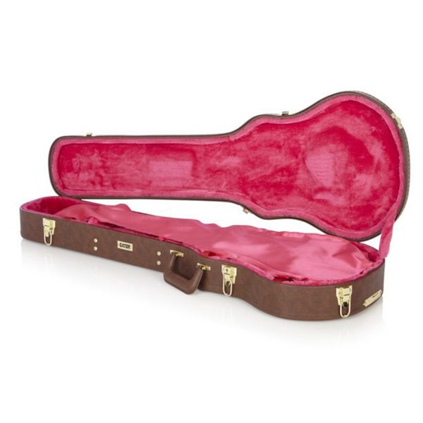 Gator GW-LPS-BROWN Deluxe Single Cutaway Electric Guitar Case Interior