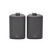 Adastra BC3B 3'' Stereo Background Speakers, Black, Front