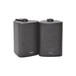 Adastra BC3B 3'' Stereo Background Speakers, Black, Angled