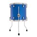 SJC Custom Drums 13 x 13 Floor Tom, Blue Glass Glitter for Ed Payne back