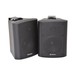 Adastra BC4B 4'' Stereo Background Speakers, Black, Angled