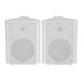 Adastra BC6W 6.5'' Stereo Background Speakers, White, Front