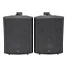 Adastra BC8B 8'' Stereo Background Speakers, Black, Front