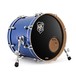 SJC Custom Drums 15 x 18 Kick Drum, Blue Glass Glitter for Ed Payne