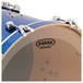 SJC Custom Drums 15 x 18 Kick Drum, Blue Glass Glitter for Ed Payne