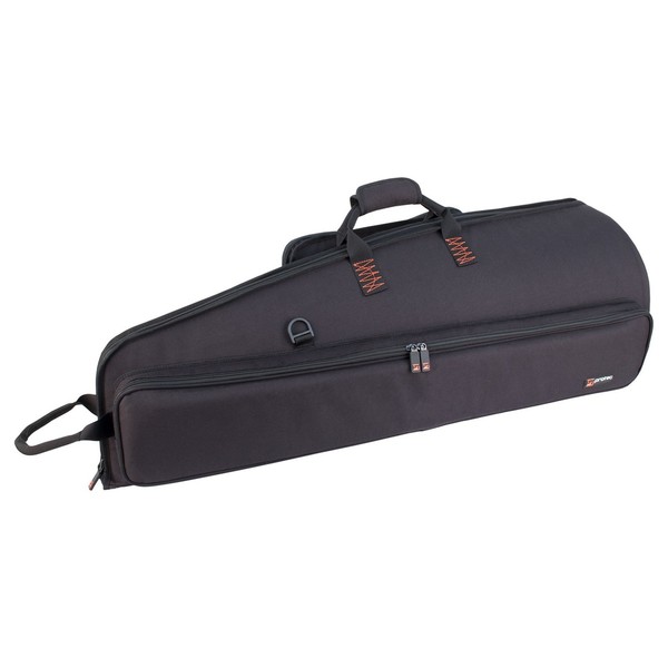 Protec Explorer Series Bass Trombone Gig Bag, Angle