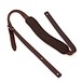 Richter 1032 Slim Deluxe Luxury Guitar Strap, Cayman Brown