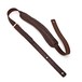 Richter 1032 Slim Deluxe Luxury Guitar Strap, Cayman Brown