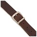 Richter 1032 Slim Deluxe Luxury Guitar Strap, Cayman Brown