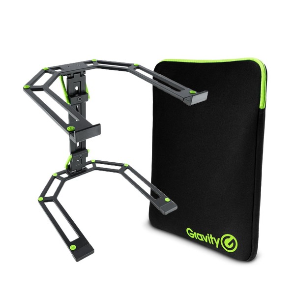 Gravity LTS01B Laptop And DJ Controller Stand with Carry Bag