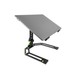 Gravity LTS01B Laptop And DJ Controller Stand with Carry Bag Laptop Not Included Angle