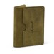Marshall Suedehead Wallet, Olive - Front