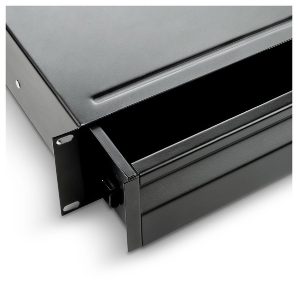 Adam Hall 19'' ERGO Ergonomic Steel Rack Drawer, 2U Corner
