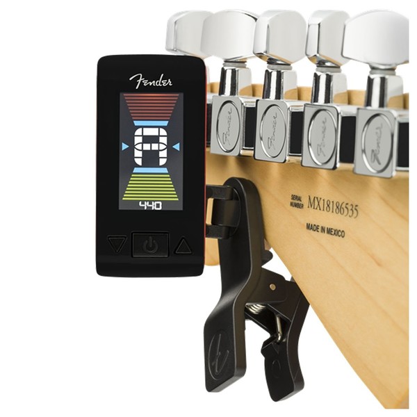 Fender Original Clip-On Tuner, Fiesta Red - Front 