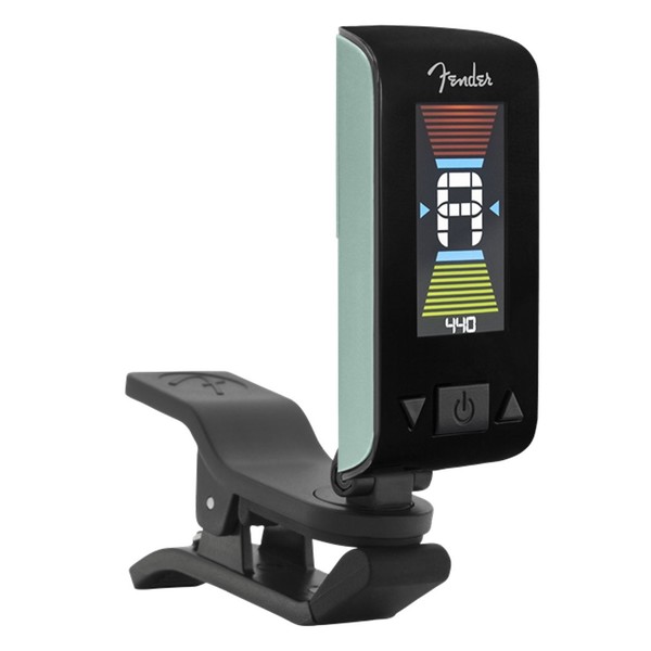 Fender Original Clip-On Tuner, Daphne Blue - Front 2