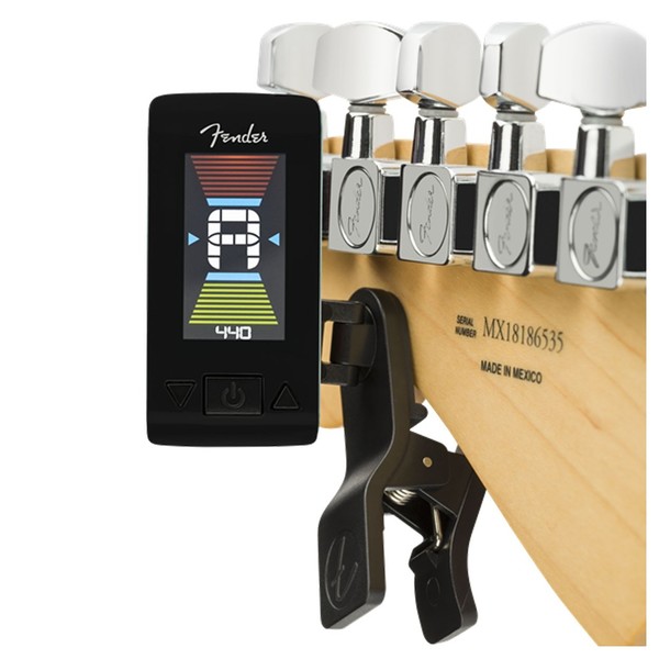 Fender Original Clip-On Tuner, Daphne Blue - Front 3