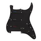 Lace Sensor Blue/Silver/Red Loaded Pickguard SSS, Black