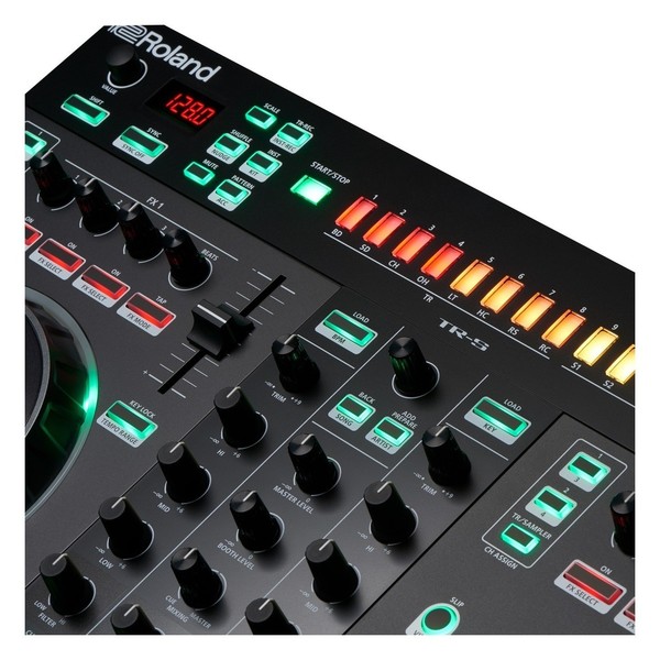 Roland DJ-505 DJ close up 