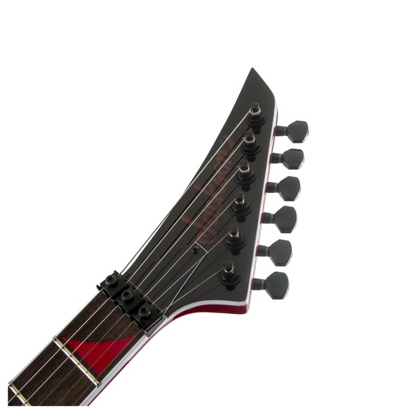 Jackson RRX24, Red w/ Black Bevels headstock
