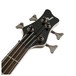 Jackson JS3 Spectra IV, Gloss Black - headstock