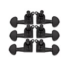 <p>Guitarworks Accordatori per chitarra con 3 tasti Kidney per lato, Nero</p>

