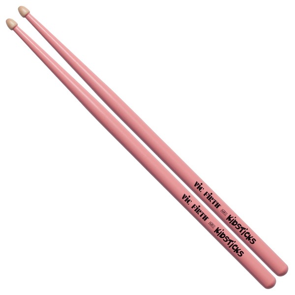 Vic Firth American Classic Hickory Kidsticks, Pink Wood Tip