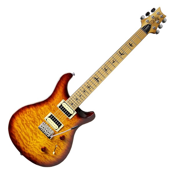 PRS SE Custom 24 Roasted Maple Neck, Tobacco Sunburst - Front