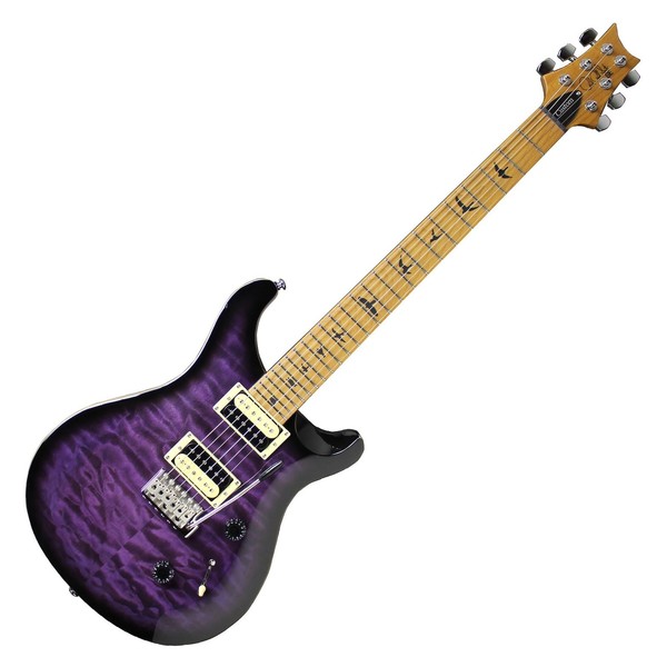 PRS SE Custom 24 Roasted Maple Neck, Purple Burst - Front