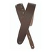 Planet Waves Classic Leather Guitar Strap, Brown - front 