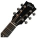 Gibson Parlor Walnut Modern, Walnut Burst - Headstock View