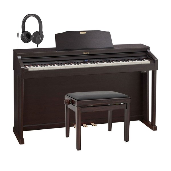 Roland HP504 Digital Piano Package, Rosewood