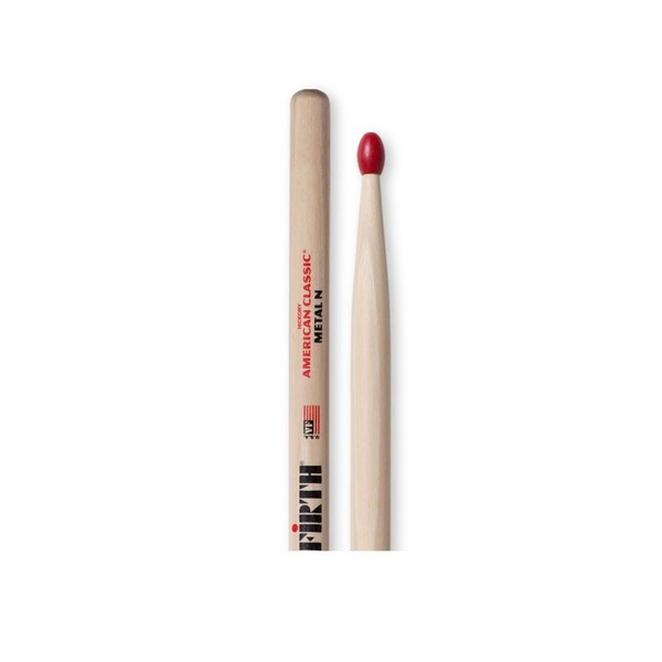 Vic Firth American Classic CMN Metal Drumsticks, Nylon Tip