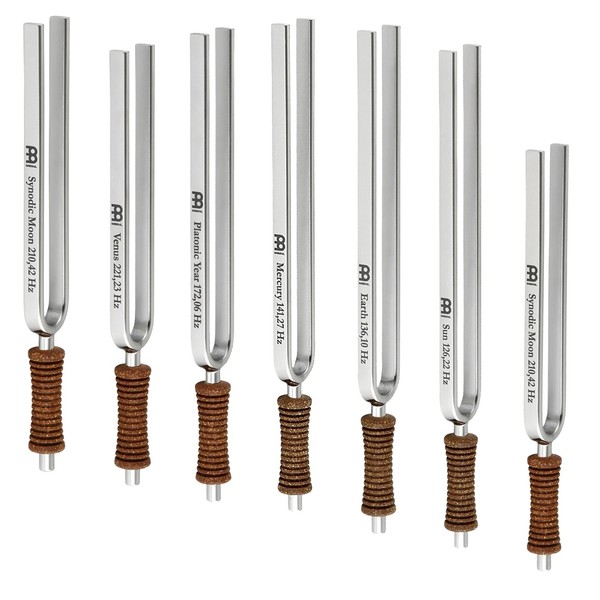 Meinl Planetary Tuned Chakra Set of Tuning Forks - Main